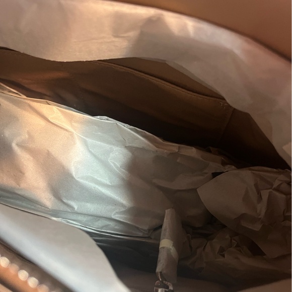 Coach “May” Tote cream&tan silver hrdw
never used! NWT pkg remove for pics - Picture 8 of 9